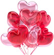 Balloons party birthday anniversary pink romantic decoration