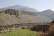 Landschaft bei dem Bergdorf Kagbeni,Mustang