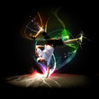 Street dancer in a white shirt Street dancer in a white shirt