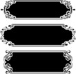 Retro black frame