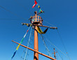 Ancient ship mast Ancient ship mast