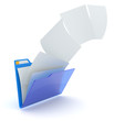 Files uploading.