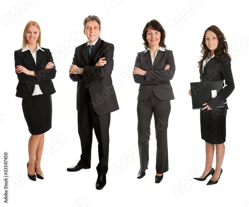Photo: Group of successful business people Group of successful business people