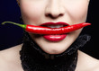Foto: beautiful girl with cayenne beautiful girl with cayenne