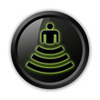 Black Icon (Green Outlines) "Amphitheater"