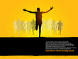 Running people - Finishing line