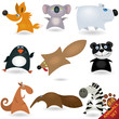 Cartoon animals set #4
