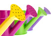 Colorful watering cans Colorful watering cans