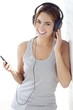 Photo: young girl listening music young girl listening music