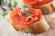 Smoked Salmon on White Bread