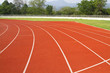 Red Asphalt for runners.