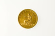 Gilt proof presentation penny of King George III, reverse Gilt proof presentation penny of King George III, reverse