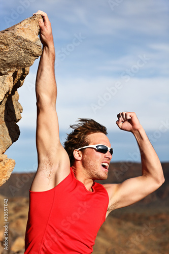 Photo: Success man climbing Success man climbing