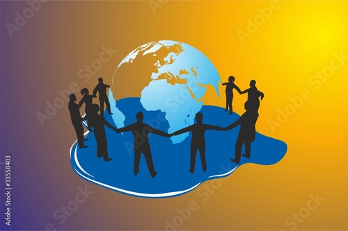 Vector: mundo mundo