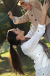 Playing in the park