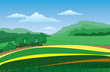 Countryside landscape