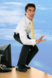 Foto: Manager beim Surfen Manager beim Surfen
