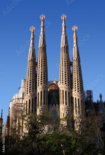 Photo: Sagrada Familia Gaudi ohne Kräne, Barcelona Sagrada Familia Gaudi ohne Kräne, Barcelona