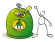 Funny glass recycler Funny glass recycler