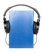 Book with headphones
