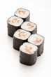 Maki sushi rolls with eel