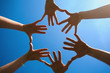 Foto: sky and hands sky and hands