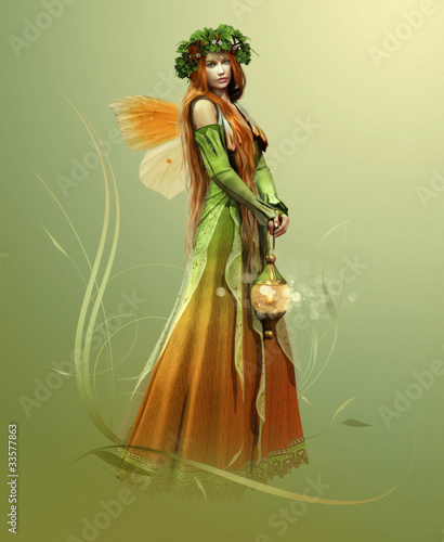 Illustration: Deep Forest Elf Deep Forest Elf
