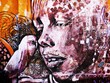 graffiti niña - pajaro