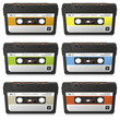 Musikkassette, 80er, achtziger, Audiokassette, Kassette, Audio Musikkassette, 80er, achtziger, Audiokassette, Kassette, Audio