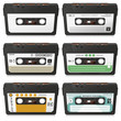 Musikkassetten, Audiokassetten, Tape, Set, Vorlage, Blanko Musikkassetten, Audiokassetten, Tape, Set, Vorlage, Blanko