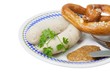 Weißwurst mit Breze und Senf