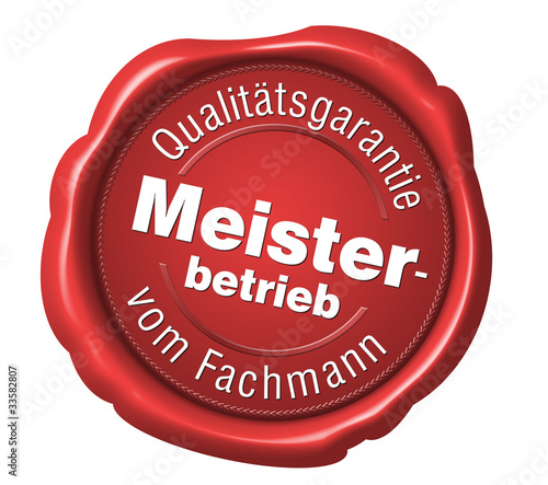 Illustration: siegel meisterbetrieb qualität vom fachmann siegel meisterbetrieb qualität vom fachmann