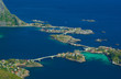 Foto: The coastal town of Reine on the Lofoten in Norway The coastal town of Reine on the Lofoten in Norway