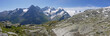 Bergpanorama in der Schweiz