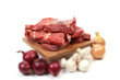 Photo: Beef and ingredients Beef and ingredients