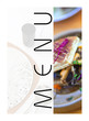 Menu, restaurant, gastronomie, cuisine, repas, déjeuner, dîner