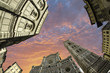 Fisheye view of Piazza del Duomo in Florence