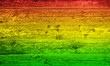 Holzbrett Hintergrund in Reggae-Farben