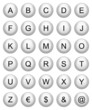 Boutons alphabet