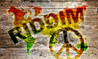 Holzschild - World RIDDIM for peace Holzschild - World RIDDIM for peace