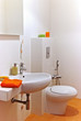 Photo: Interior of a bath room with sink and bawl Interior of a bath room with sink and bawl
