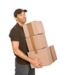 Paketdienst mit 3 Paketen