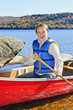 Girl in canoe