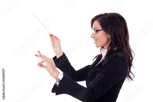 Photo: Business woman conducting her business Business woman conducting her business