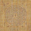 Magic sigil with egyptian hieroglyphs