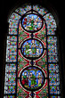 Paris - windowpane from Saint Denis gothic church Paris - windowpane from Saint Denis gothic church