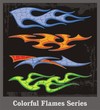 Vettoriale: Colorful Flames Vector Series Colorful Flames Vector Series