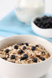 Granola with blueberries Granola with blueberries
