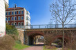 Engertstraße, Lindenau, Leipzig, Sachsen, Brücke Engertstraße, Lindenau, Leipzig, Sachsen, Brücke