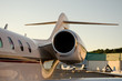 Corporate Jet Engine and Tail